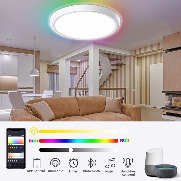 Immax 07164-40 LED stropnice TUDO | 50W integrovaný LED zdroj | 3200LM | 2700K - 6500K