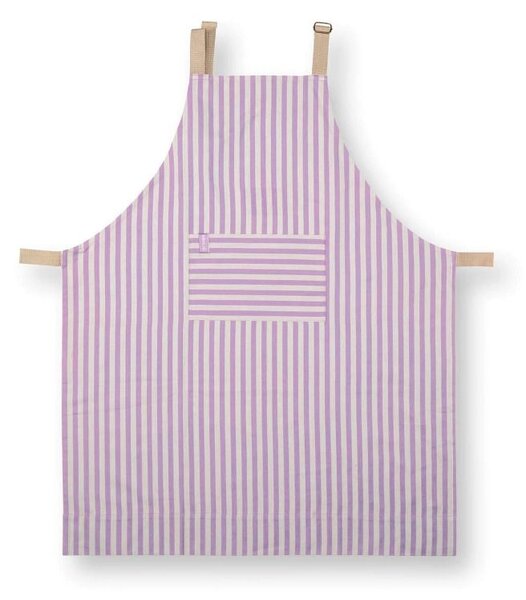 Pip Studio Apron Stripes kuchyňská zástěra - lila