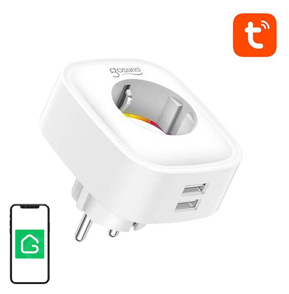 Gosund SP112 chytrá WiFi zásuvka 16 A + 2× USB