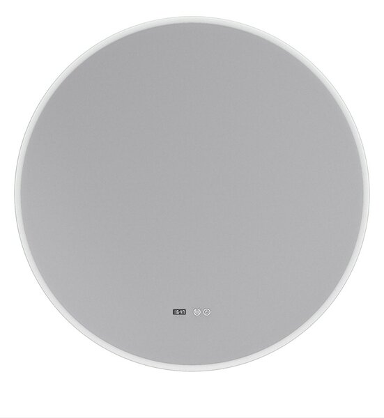 Erga Deam, kulaté LED zrcadlo 120cm, 3 barvy světla, přední osvětlení, vyhřívací podložka proti zapaření, ERG-V01-Deam-1212-CL