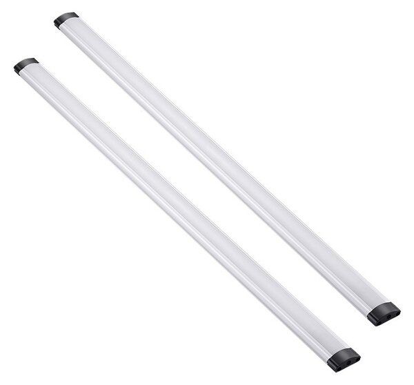 SOLIGHT LED dotykové podlinkové a nábytkové svítidlo stmívatelné, 2x5W, 4100K,2x50cm