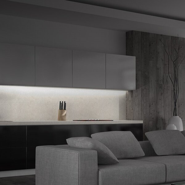 SOLIGHT LED dotykové podlinkové a nábytkové svítidlo stmívatelné, 2x5W, 4100K,2x50cm