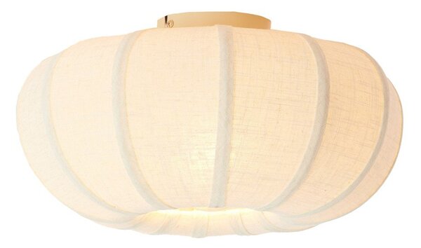 Krémové stropní svítidlo s textilním stínidlem ø 40 cm Zosia – Light & Living