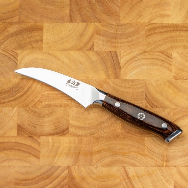 Gudaro -Damaškový kuchyňský nůž na ovoce FENG 3,5", 67 vrstev oceli, délka 9,5cm