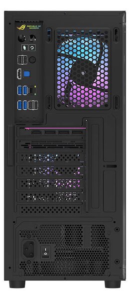 Počítačová skříň Darkflash A290 + 3 ventilátory (černá)