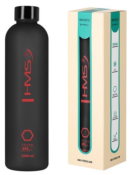 HMS NCD61 ČERNÁ TRITANOVÁ LÁHEV NA PITÍ 1000 ML NILS CAMP