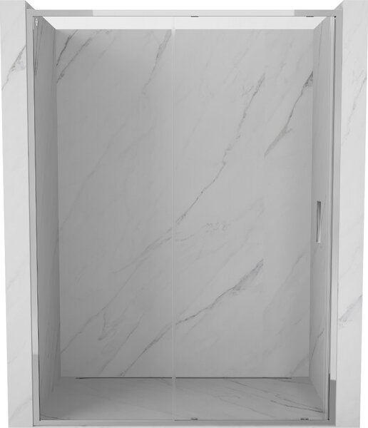 Mexen Exo, posuvné dveře do otvoru 130x200 cm, 6mm čiré sklo, chromový profil, 8151-130-000-01-00