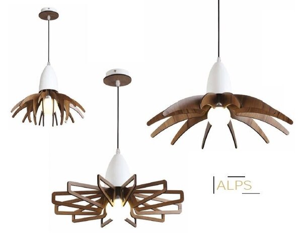 ACA DECOR Závěsné svítidlo ALPS, průměr 52 cm