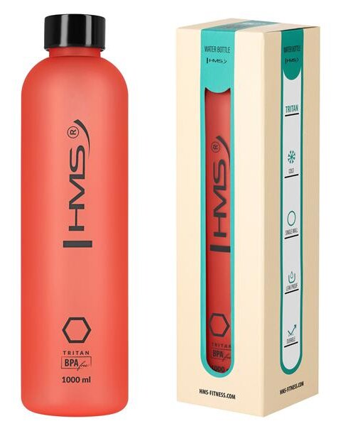 HMS NCD61 ČERVENÁ TRITANOVÁ LÁHEV NA PITÍ 1000 ML NILS CAMP