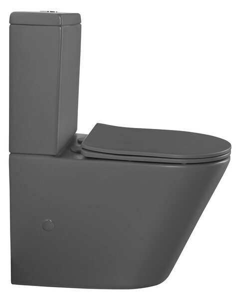 Sapho Sapho, DARIO RIMLESS WC kombi mísa s nádržkou, spodní/zadní odpad, bílá, PC1012WRGR