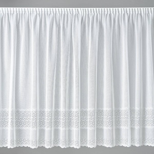 Žakárová záclona na míru - metráž, výška 40 cm (A3891)