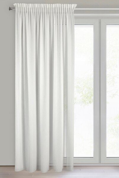 ZÁCLONA NA PÁSCE MELINDA 135X270 CM BÍLÁ