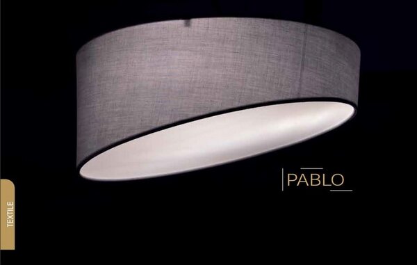 ACA DECOR Stropní svítidlo PABLO max. 3x60W/E27/230V/IP20, kruhové černé