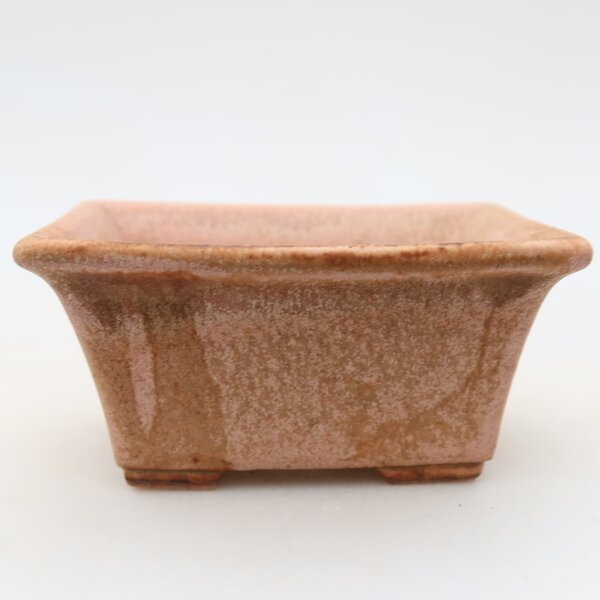 E-bonsai Keramická bonsai miska 8,5 x 6 x 4 cm růžová