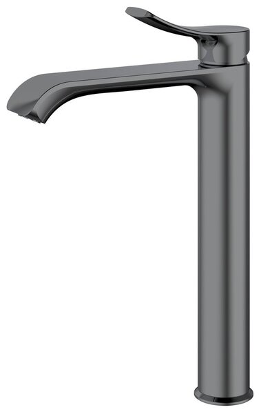 Sapho Sapho, SUGA stojánková umyvadlová baterie bez výpusti, vysoká, gun metal, TJ006GM
