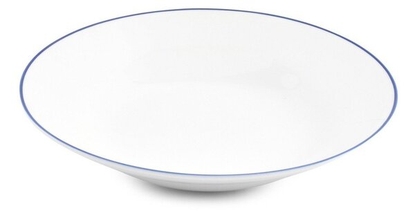 Bílý hluboký porcelánový talíř ø 23 cm Basic White – BonBistro