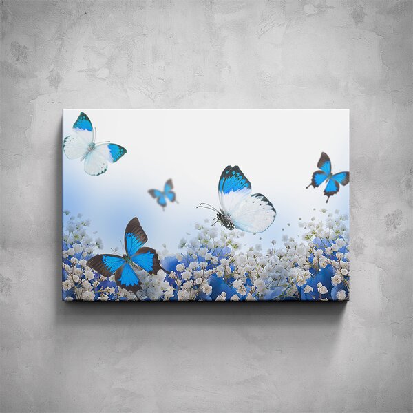 Obraz - Modrý motýl