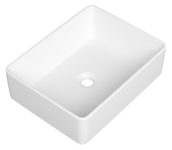Gamma Juga, umyvadlo na desku 480x370x140 mm, bílá lesklá, GMA-UC-JUGA