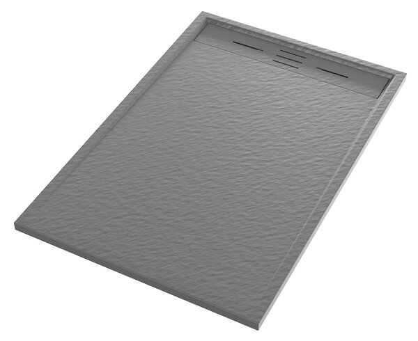 Gamma Erga Almac, SMC sprchová vanička 120 x 80 x 3 cm, šedá matná, ERG-GMA-AL-80120G