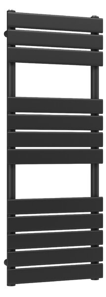 Gamma Erga Classic, topné těleso 1200x450 mm, 611W, černá matná, ERG-LAV-CLAS-120450-BK