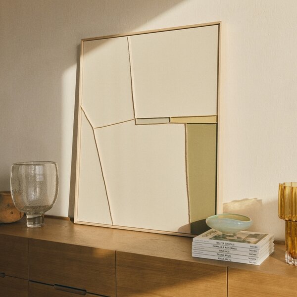 Kave Home Abstraktní obraz Deravia 100 x 80 cm
