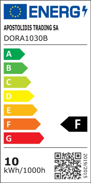 ACA Lighting LED přisazené svítidlo DORA 10W/230V/3000K/900Lm/110°/IP65/IK08, oválné černé