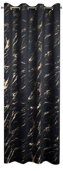 ZATEMŇOVACÍ ZÁVĚS NA KROUŽCÍCH MOLY 140X250 CM VZOROVANÁ