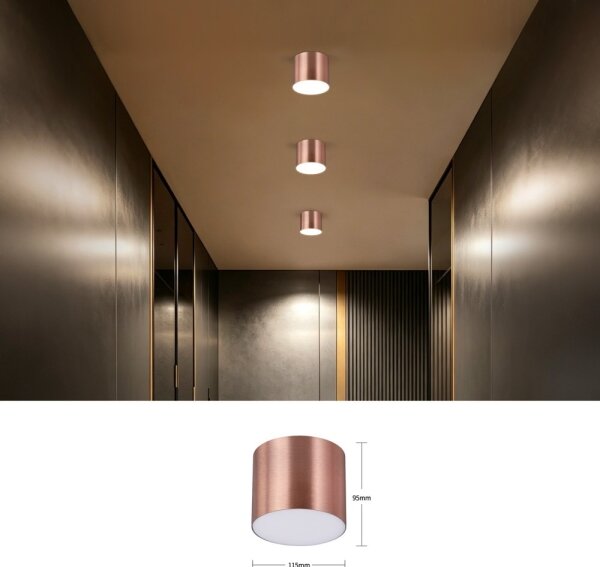 Immax NEO 07319L - LED Stm stropní sv RONDATE 18W/230V 11,5 cm Wi-Fi Tuya rose