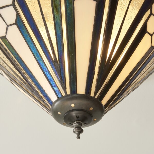 Endon 112191 - Stropní svítidlo Tiffany ASTORIA 2xE27/60W/230V pr. 40 cm