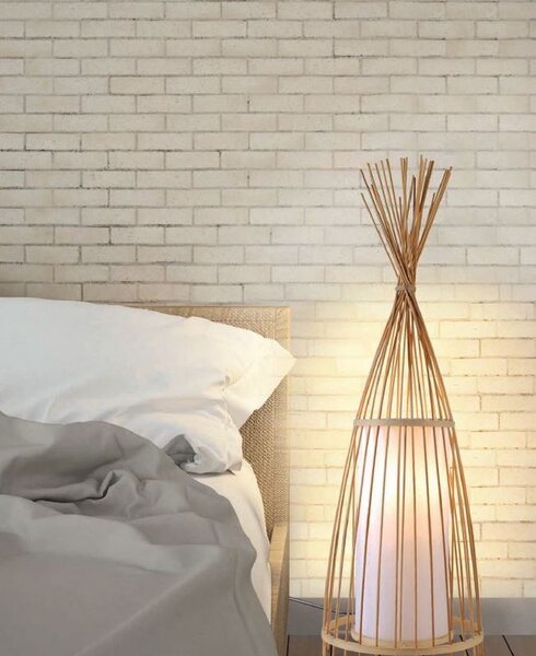 ACA DECOR Stojací lampa SERIFOS 9W/E27/230V/IP20