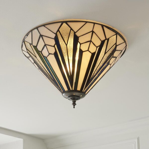 Endon 112191 - Stropní svítidlo Tiffany ASTORIA 2xE27/60W/230V pr. 40 cm