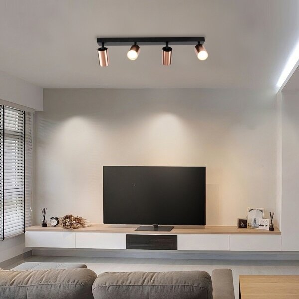 Immax NEO 08303L - Bodové svítidlo PUNTO 4xGU10/9W/230V rose gold