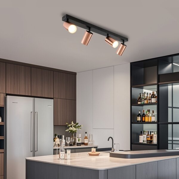 Immax NEO 08303L - Bodové svítidlo PUNTO 4xGU10/9W/230V rose gold