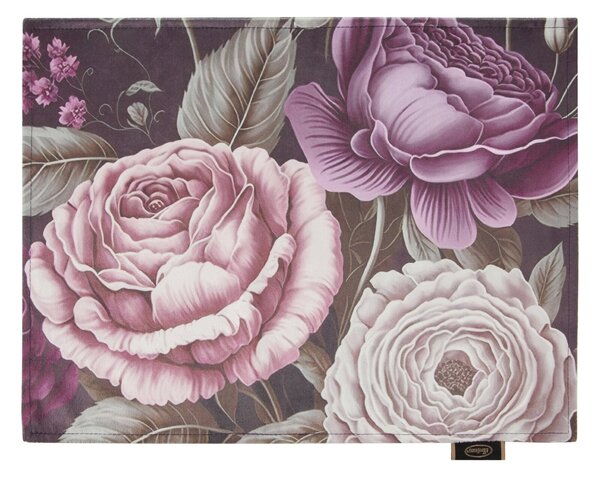 SADA 4 KS PROSTÍRÁNÍ NA STŮL VELVET4 30X40 CM KVĚTY
