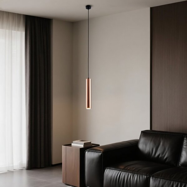 Immax NEO 08306L - Lustr na lanku PUNTO 1xGU10/9W/230V rose gold