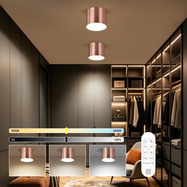 Immax NEO 07320L - LED Stm stropní sv RONDATE 32W/230V 16,5 cm Wi-Fi Tuya rose