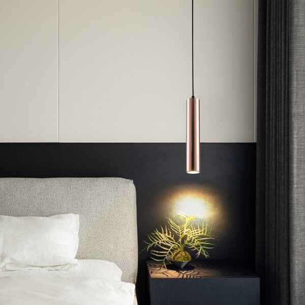 Immax NEO 08306L - Lustr na lanku PUNTO 1xGU10/9W/230V rose gold