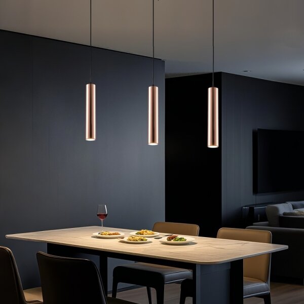 Immax NEO 08306L - Lustr na lanku PUNTO 1xGU10/9W/230V rose gold