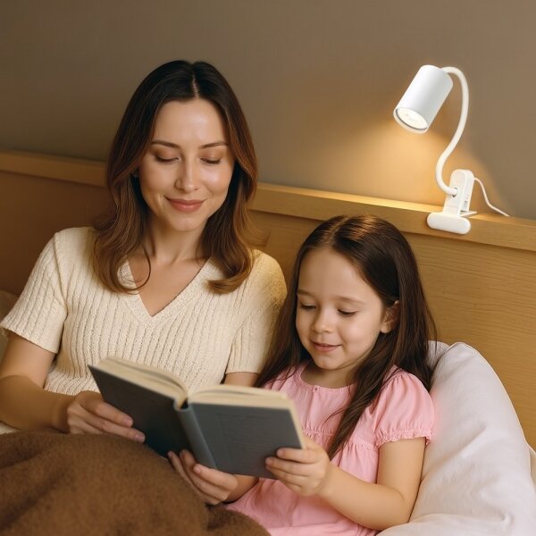 Immax NEO 08294L - Flexibilní lampa s klipem PUNTO 1xGU10/9W/230V bílá