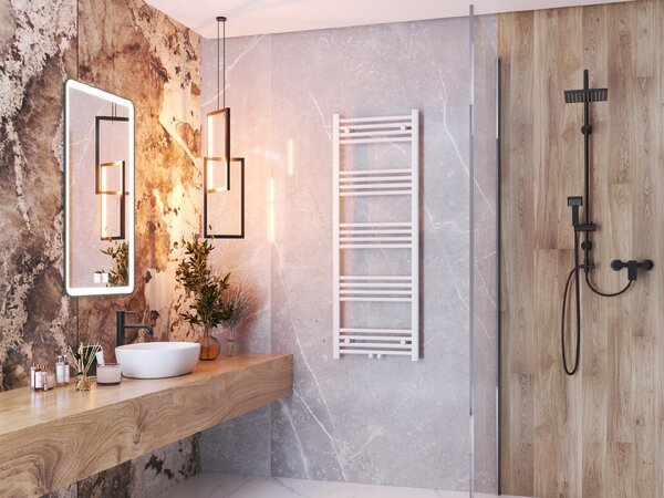 Gamma Erga Simple, topné těleso 1400x500 mm, 551 W, bílá, ERG-LAV-SIMP-14050-WH