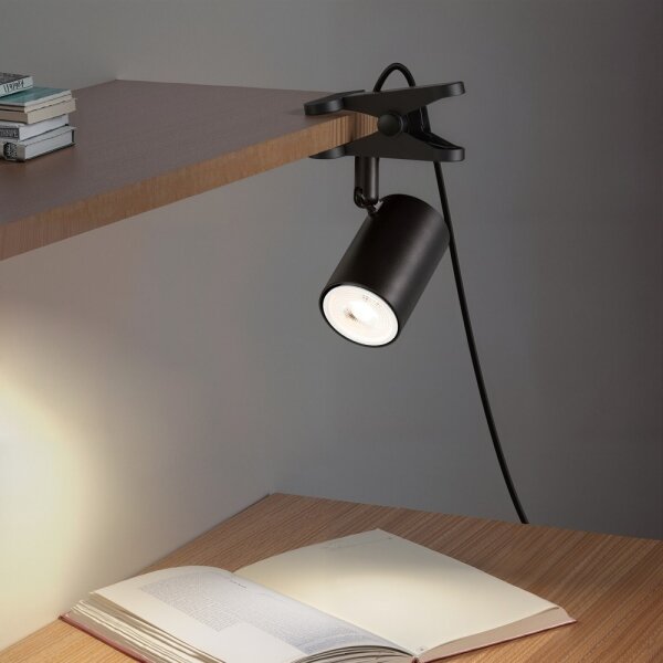 Immax NEO 08291L - Lampa s klipem PUNTO 1xGU10/9W/230V černá