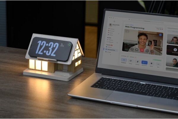 Immax NEO 09108L-LED Stolní lampa s bezdrátovým nabíjením DREAM HOME LED/2W/230V