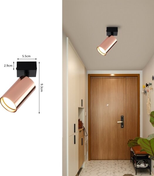 Immax NEO 08301L - Bodové svítidlo PUNTO 1xGU10/9W/230V rose gold