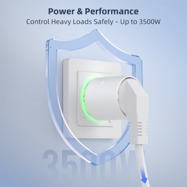Immax NEO 07813L - Chytrá zásuvka F 3500W Wi-Fi