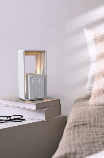 Immax NEO 09113L - LED Stolní lampa s budíkem a nabíjením CALM LED/3,5W/5V