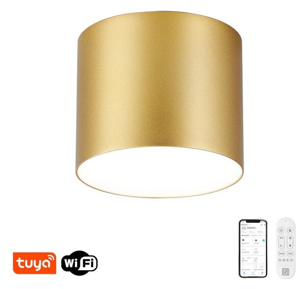 Immax NEO 07318L - LED Stm stropní sv RONDATE 32W/230V 16,5 cm Wi-Fi Tuya zlatá