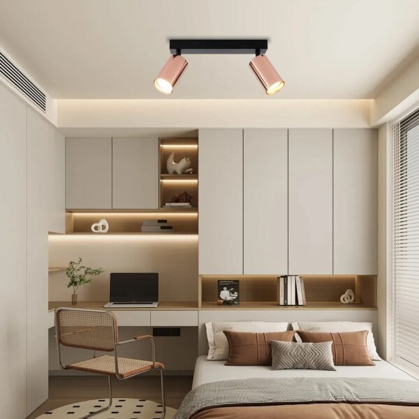 Immax NEO 08302L - Bodové svítidlo PUNTO 2xGU10/9W/230V rose gold