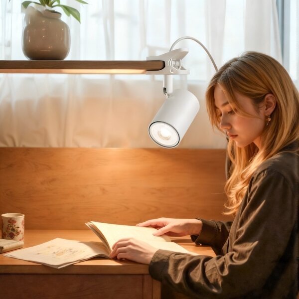 Immax NEO 08292L - Lampa s klipem PUNTO 1xGU10/9W/230V bílá