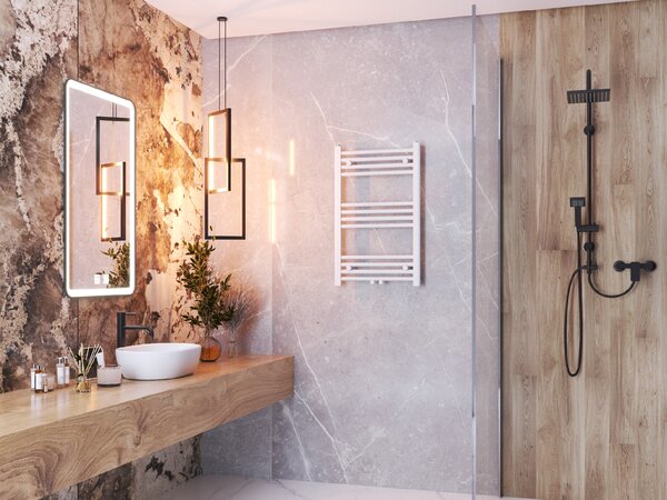 Gamma Erga Simple, topné těleso 800x600 mm, 374 W, bílá, ERG-LAV-SIMP-8060-WH