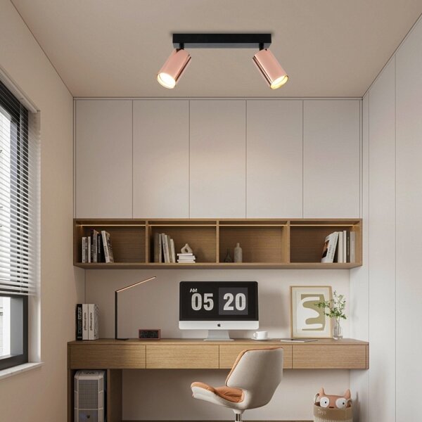 Immax NEO 08302L - Bodové svítidlo PUNTO 2xGU10/9W/230V rose gold